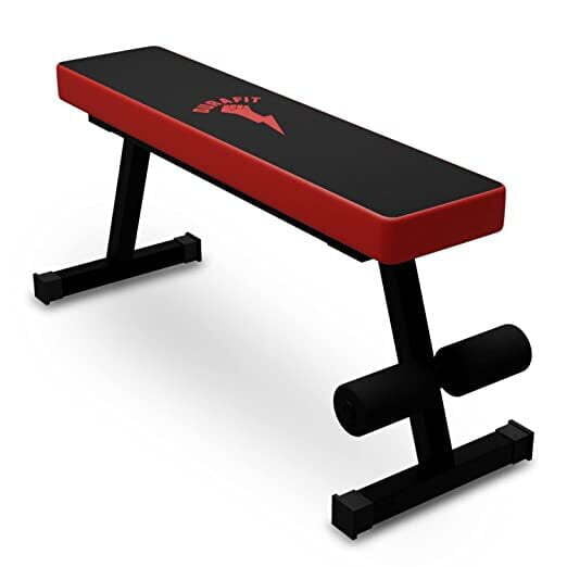 Durafit Simple Flat bench SB01-Red & Black