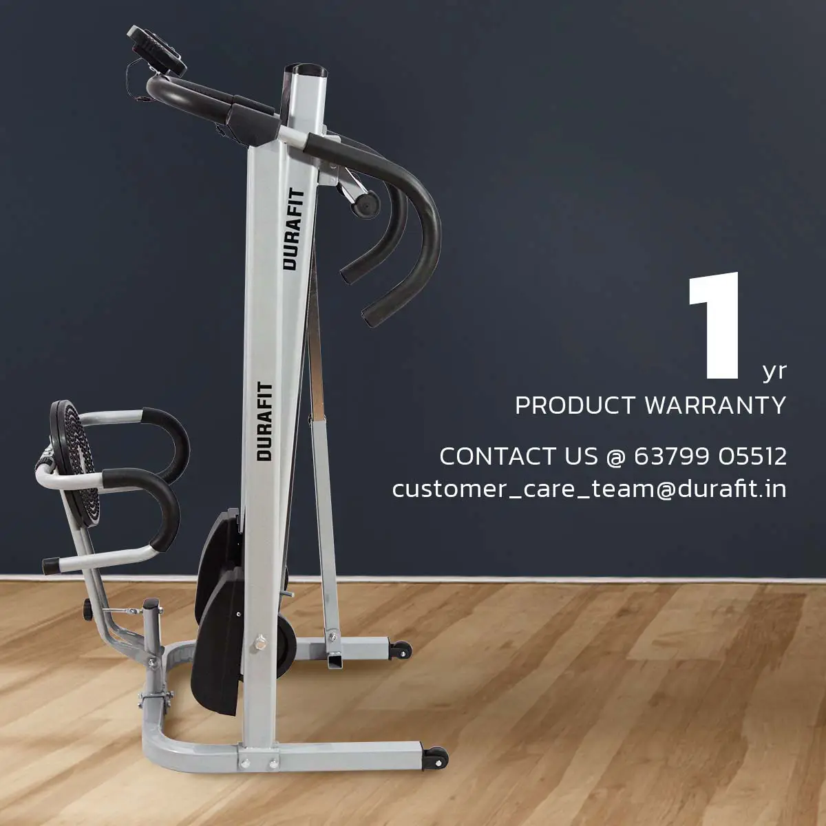Durafit Manual Treadmill Hmtt1 with 1 year product warranty