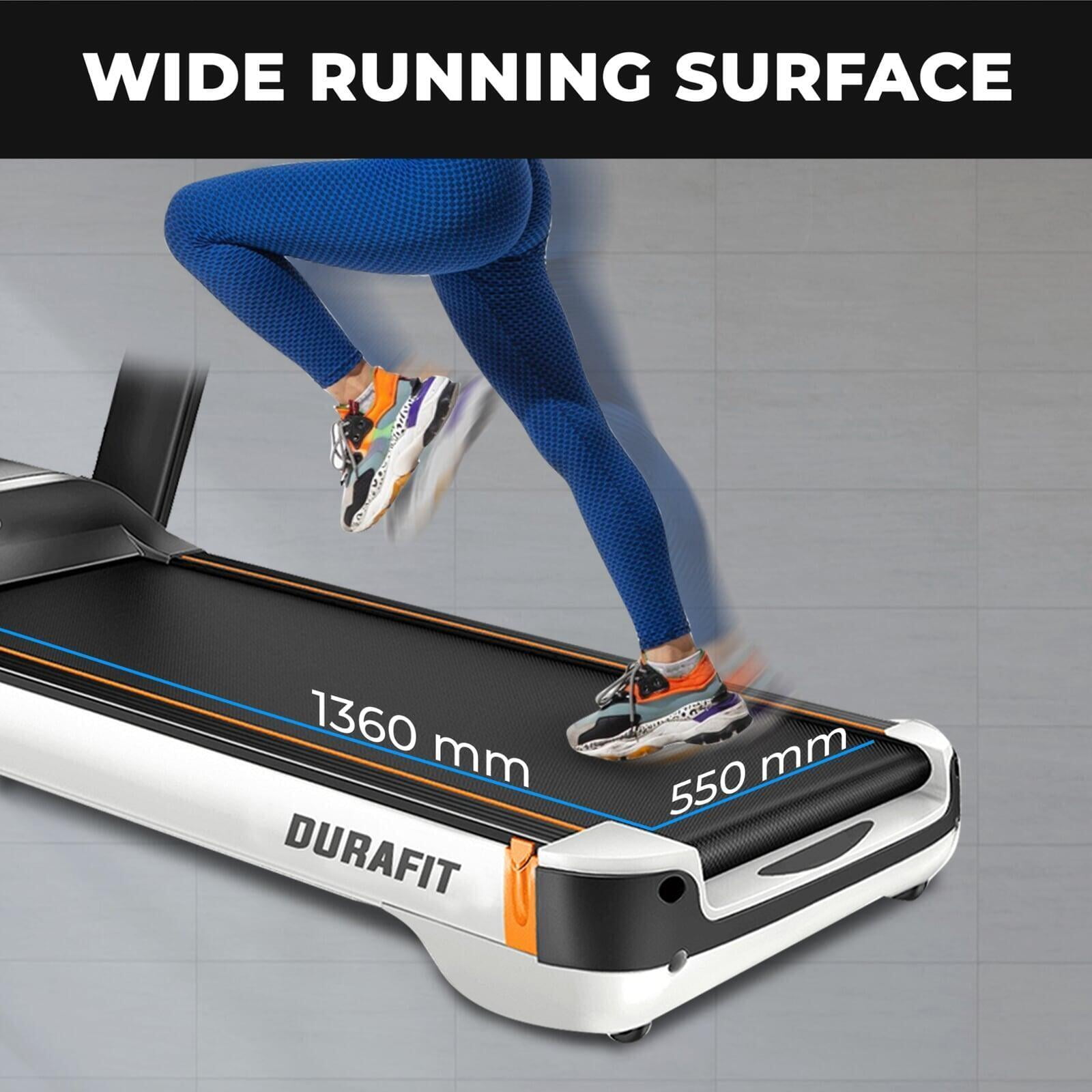 Durafit Focus Treadmill with Wide Running Surface