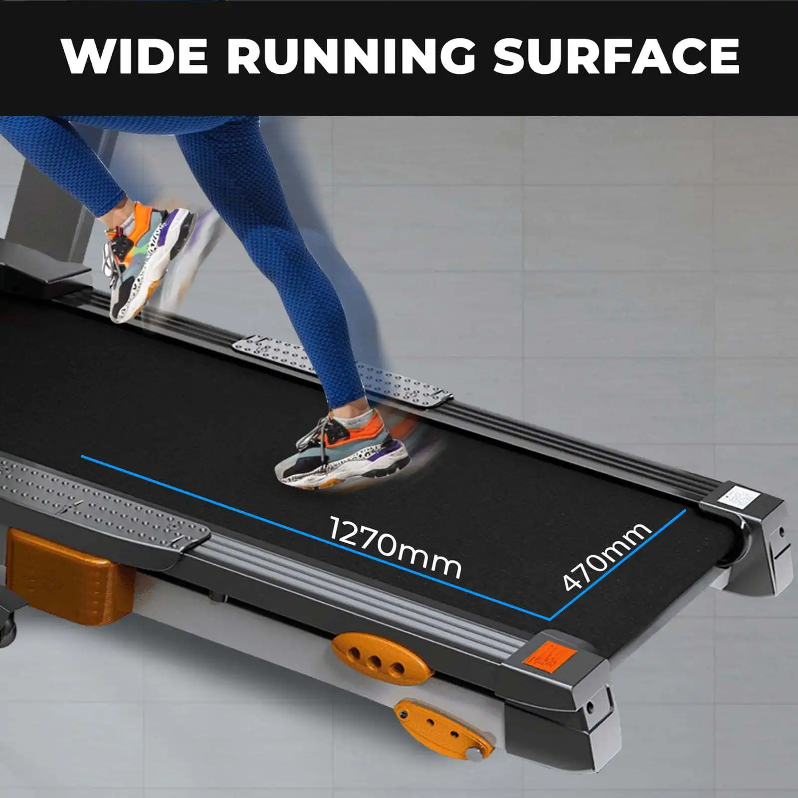 Durafit Heavy Treadmill with wide Running Surface
