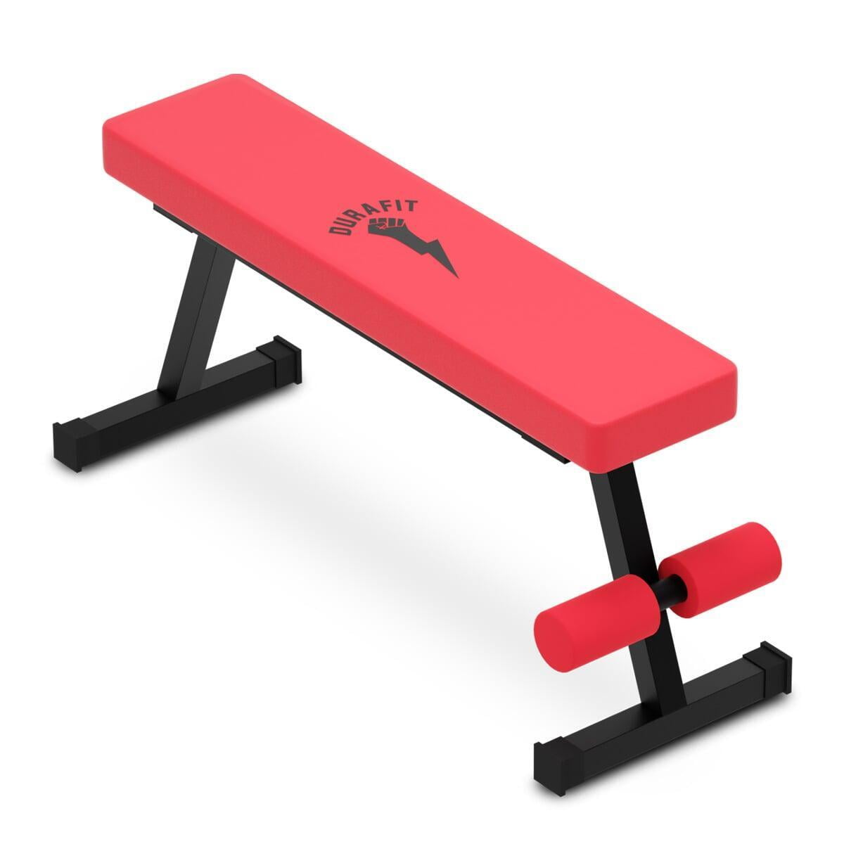 Durafit SImple Flat Bench- Red