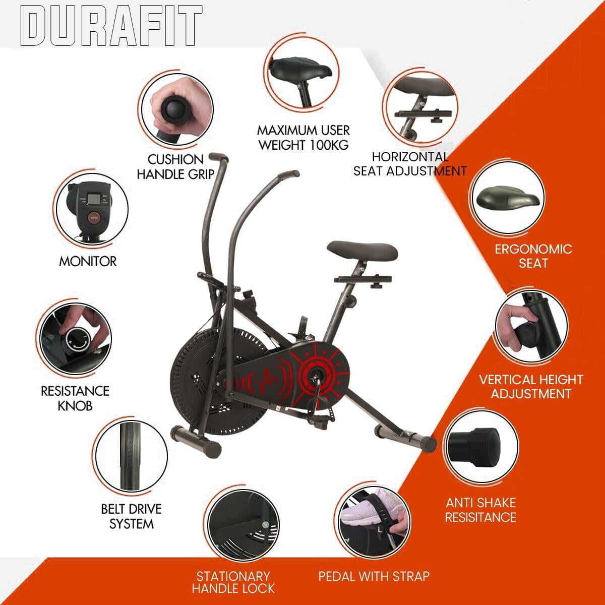 Durafit Air bike Ab002 with multiple usage