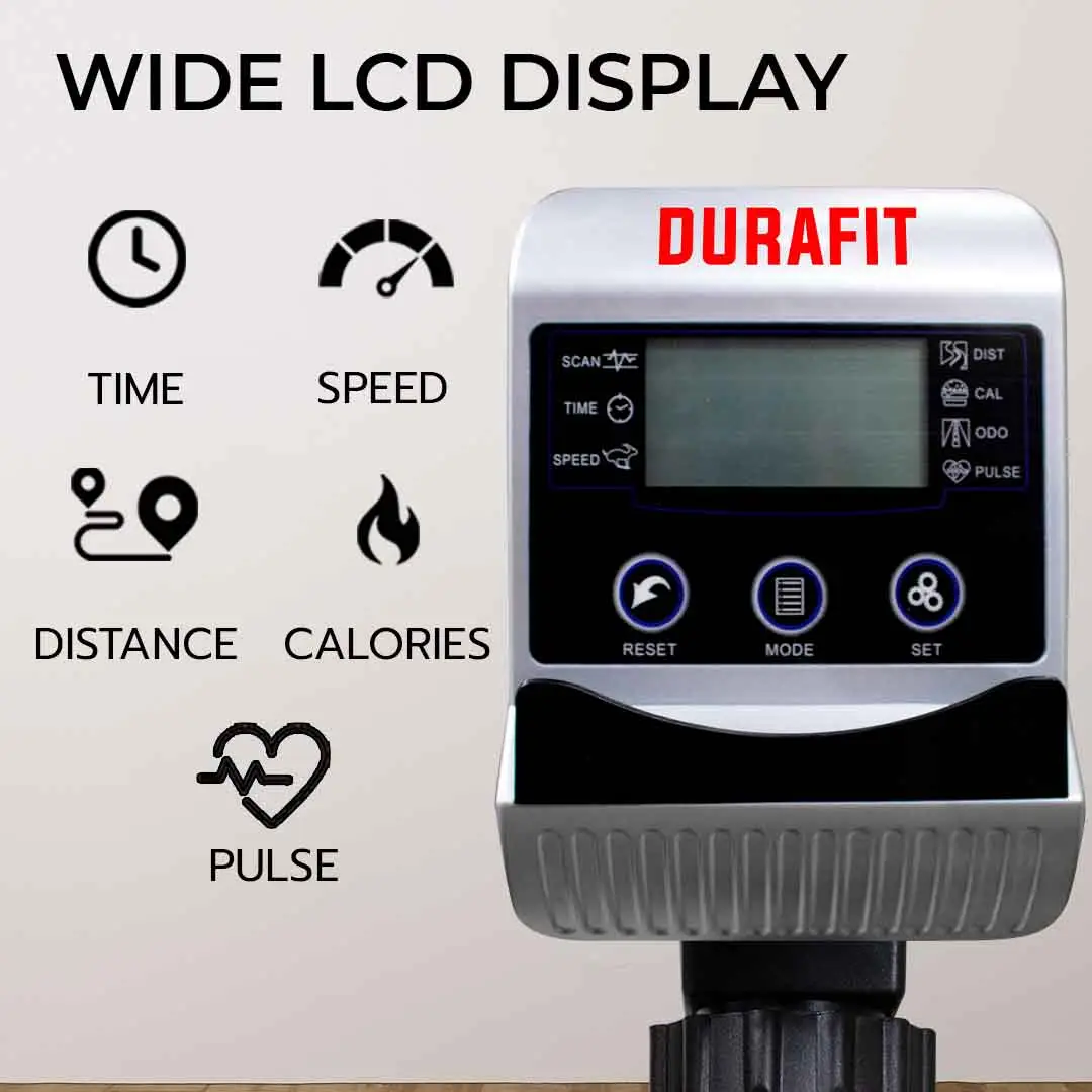 Durafit Glider with Wide LCD Display