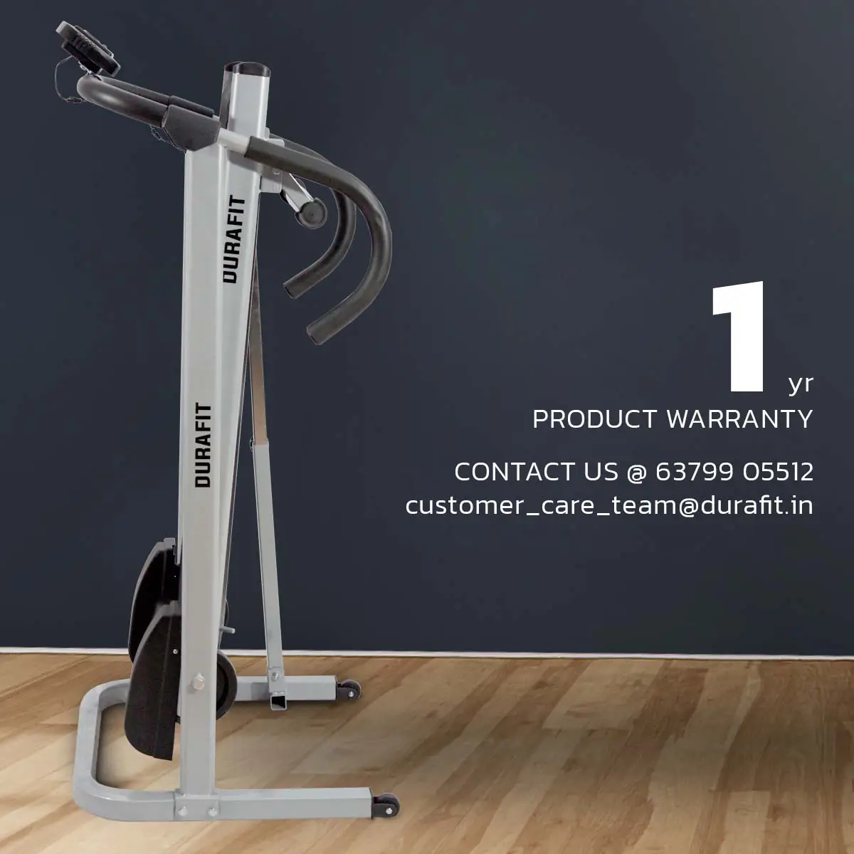 Durafit Manual Treadmill Hmt01 with 1year product warranty