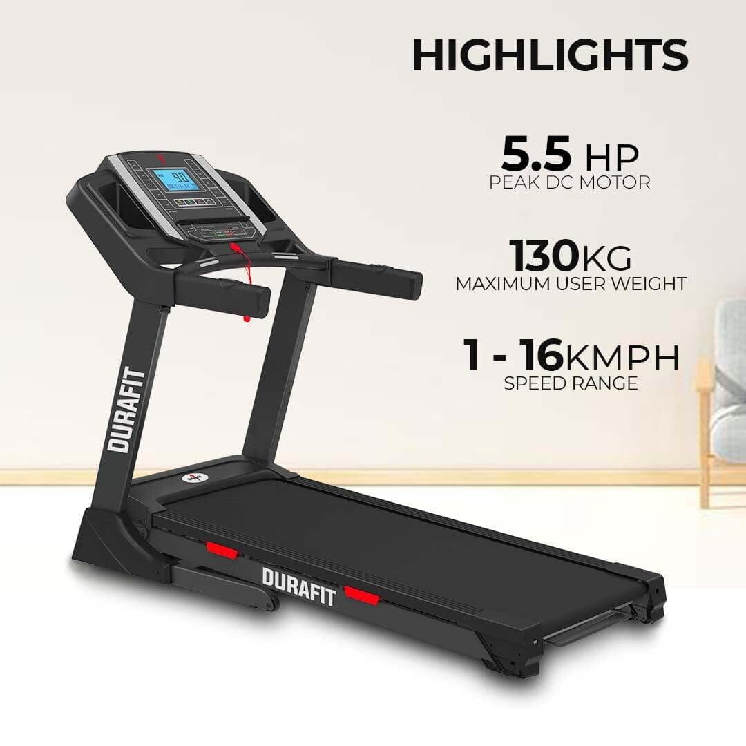 Durafit Bronco Treadmill with 3HP DC Motor