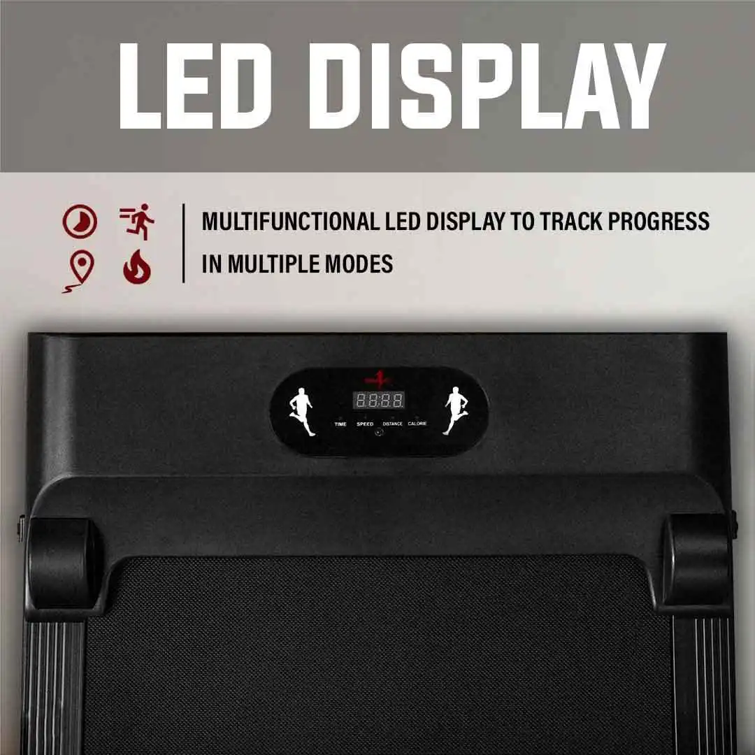 Durafit Efficio Black Treadmill with LED Display