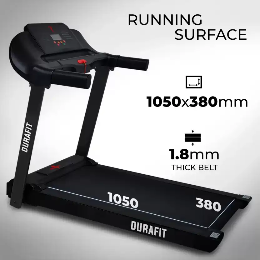 Durafit Serene Treadmill with larger running space