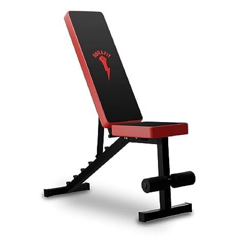 Durafit Foldable Bench Red & Black
