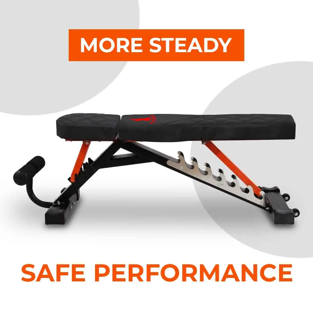 Durafit Adjustable Bench OABH1 with More steady and safe Performance