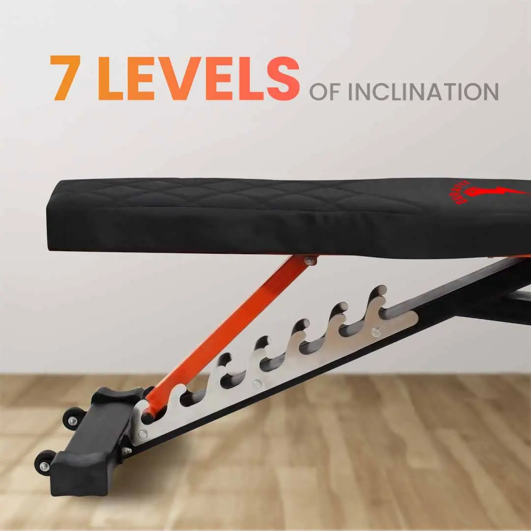 Durafit Adjustable Bench OABH1 with 7 Levels of Inclination