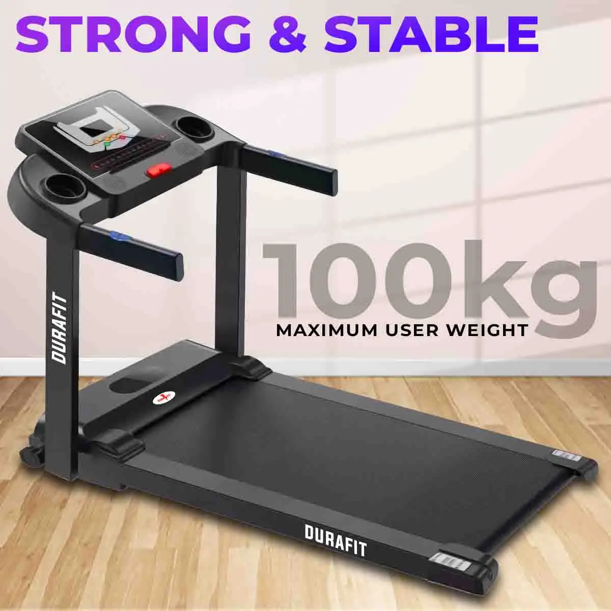 Durafit Spark Treadmill with Max User Weight 100kg