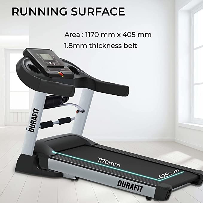 Durafit Surge Multifunction Treadmill with larger Running Area