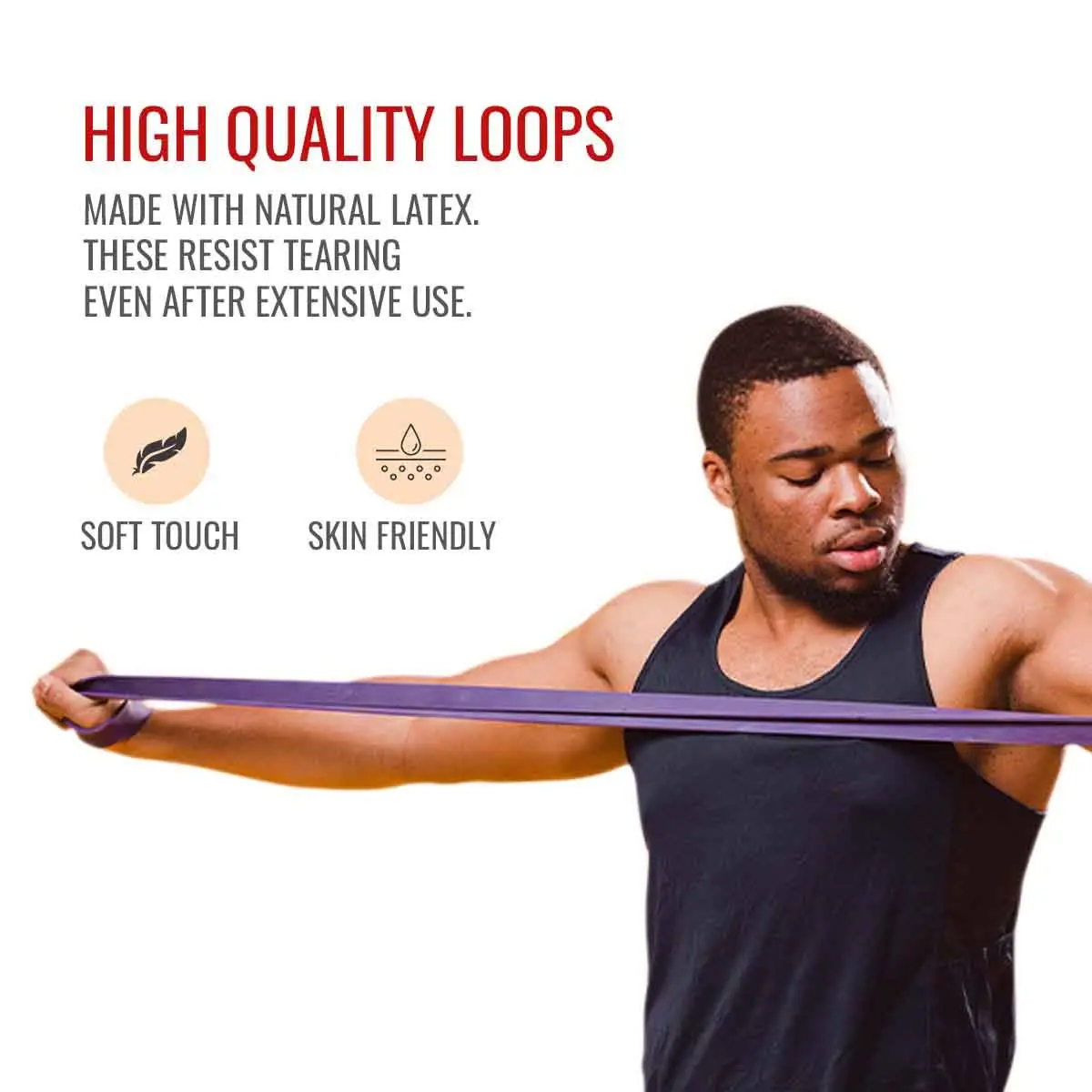 Durafit Resistance Band Orlb1 with High Quality Loops