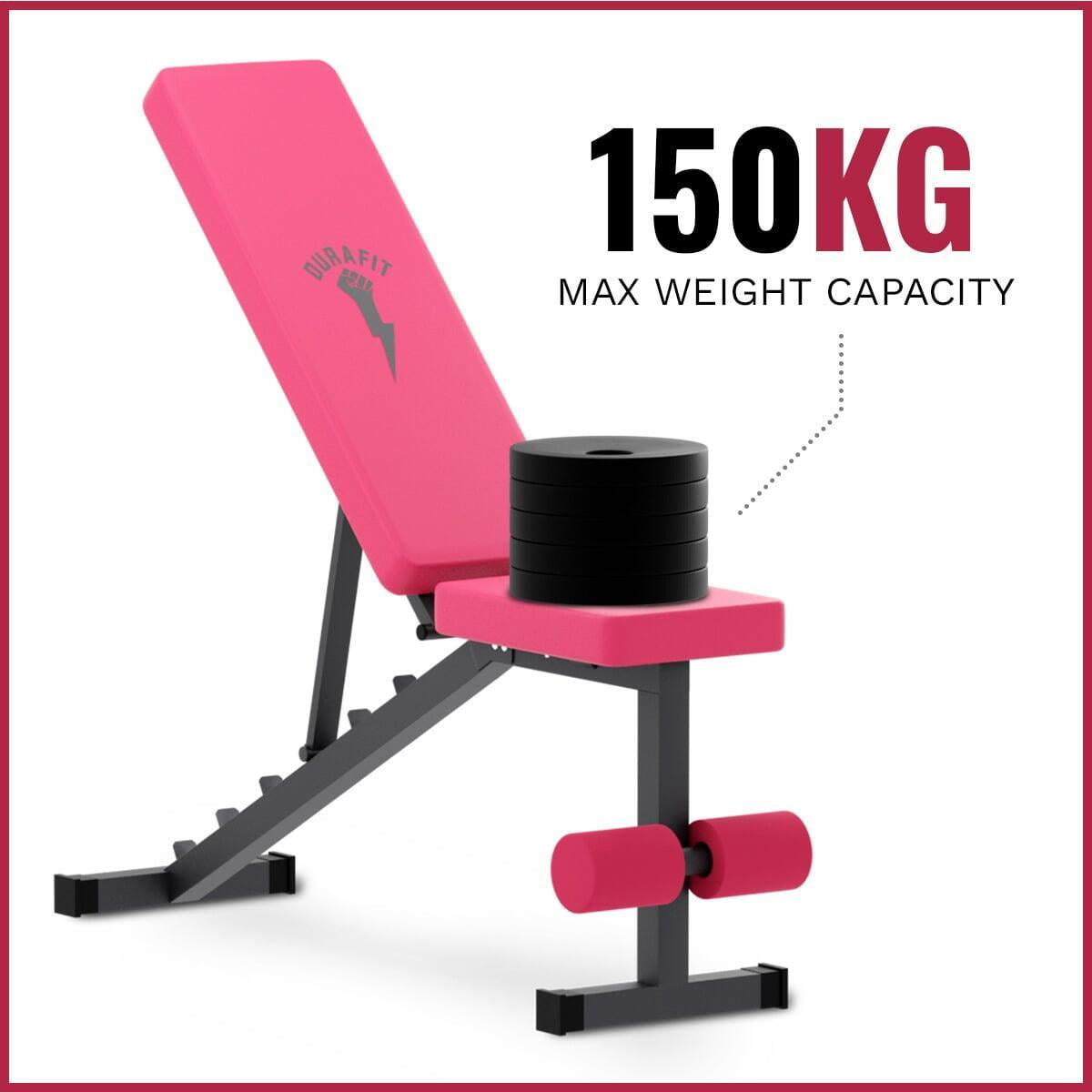 Durafit Foldable Bench FB01 with max user weight 150kg