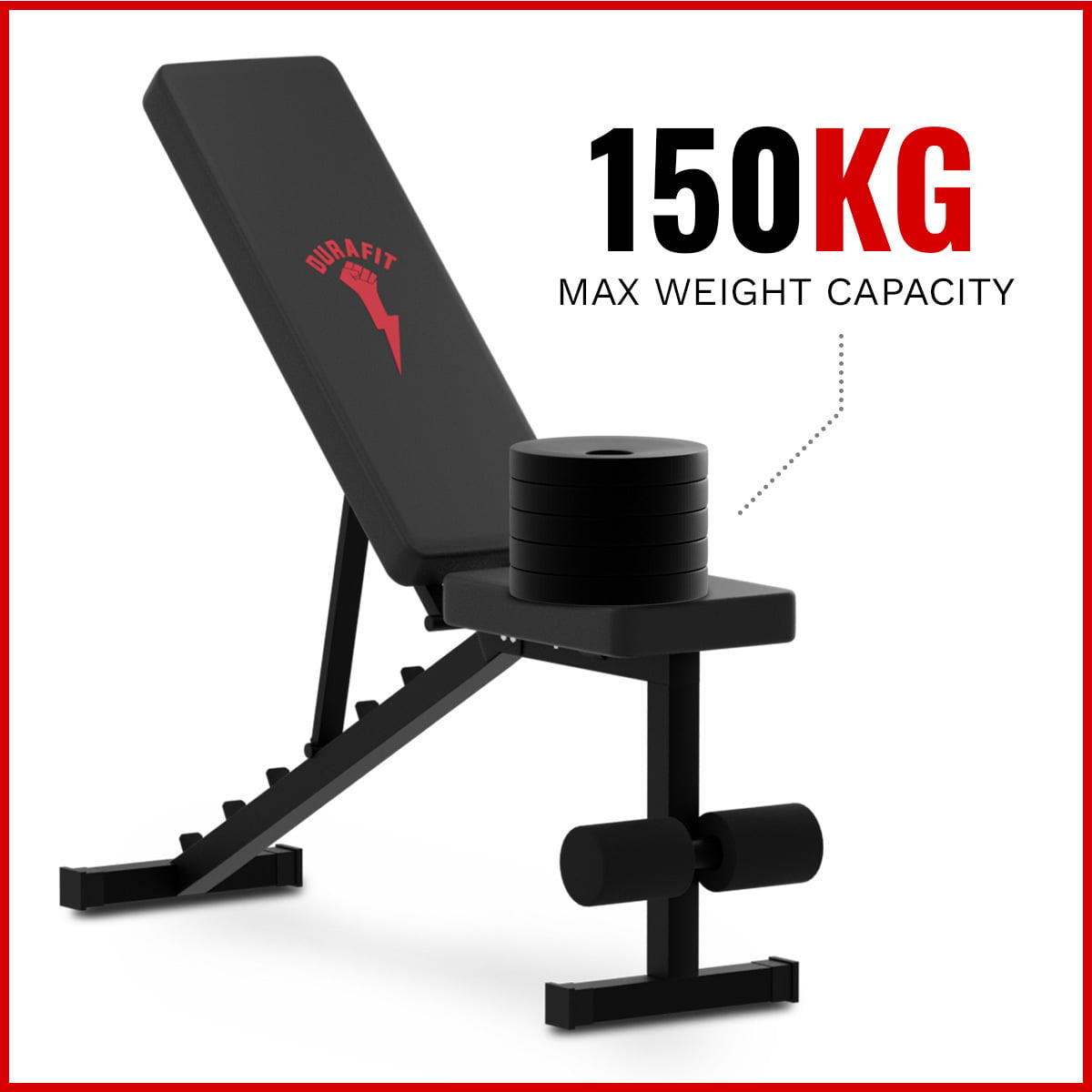 Durafit Foldable Bench FB01 With User Weight 150kg