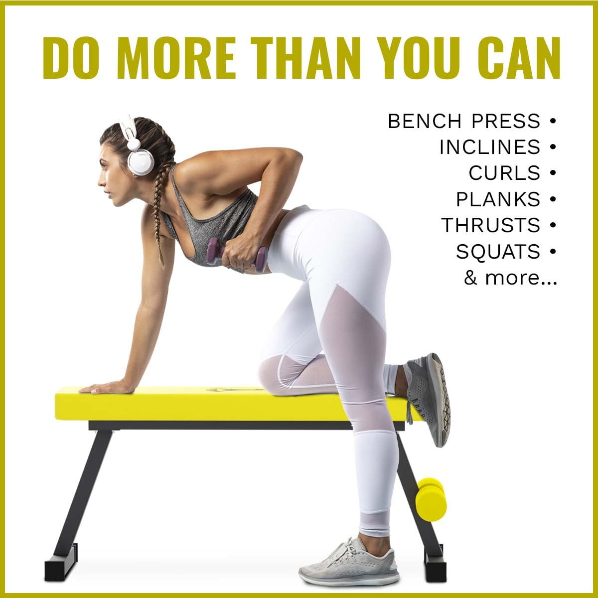 Durafit Simple Flat Bench SB01 used for Multiple workouts