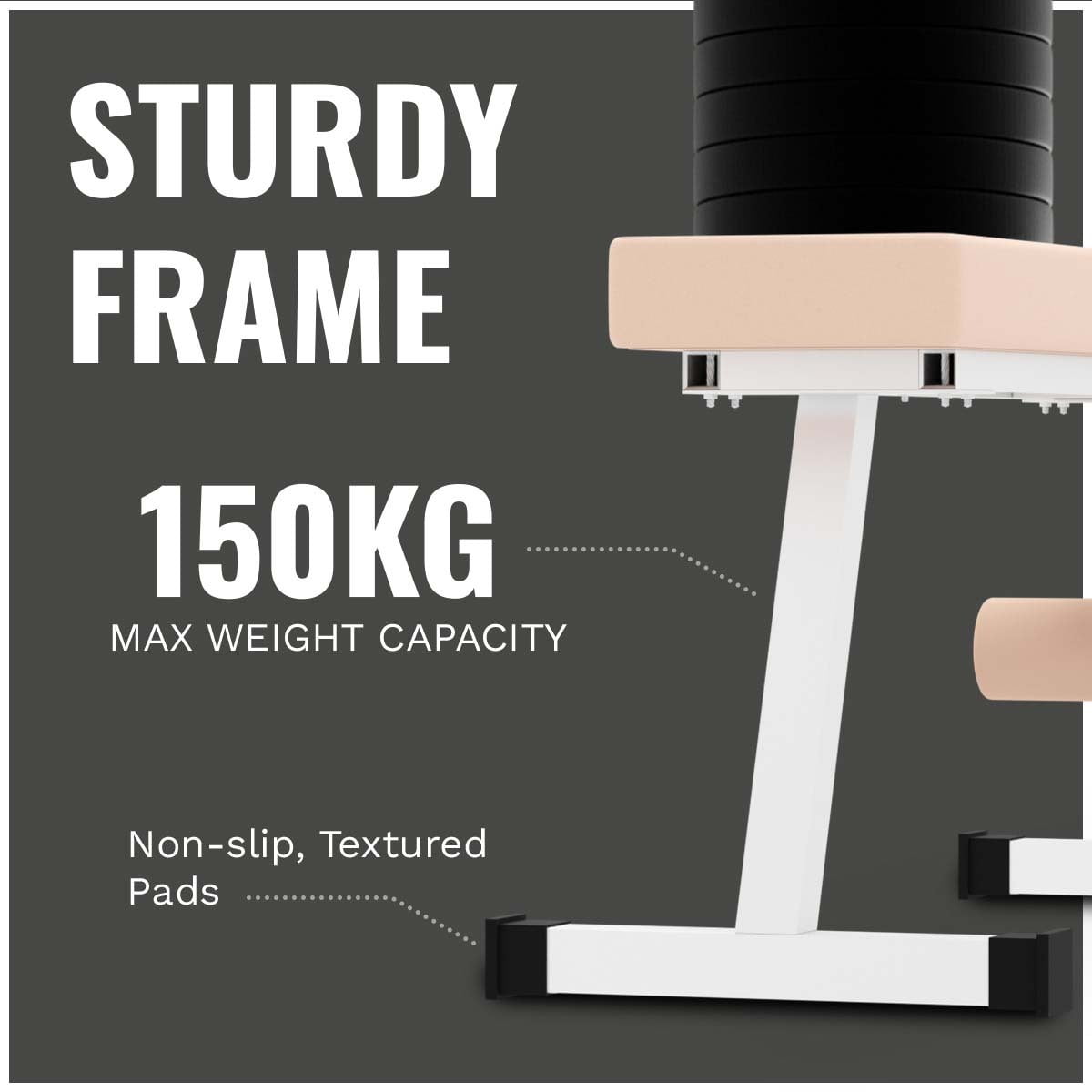 Durafit Simple Flat Bench SB01 with Max User Weight of 150kg