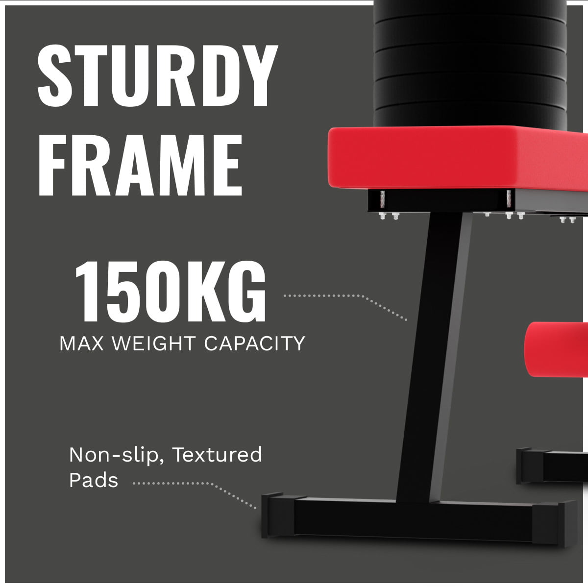 Durafit Simple Flat Bench SB01 with Max User Weight of 150kg
